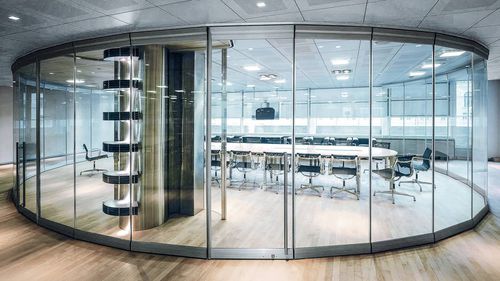 Cloison de bureau - Gilgen Door Systems AG - coulissante / souple