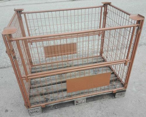 Roll-conteneur en maille métallique - BAN-INOX
