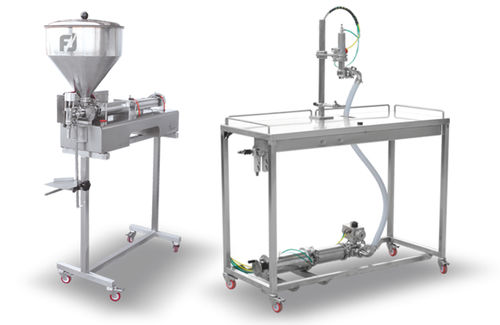 Remplisseuse pour l'industrie agroalimentaire - DOSA series - Frigojollinox s.r.l. - semi-automatique / de bouteilles / de canettes