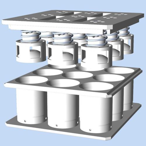 Moule alimentaire pour fromage - Laude – A Tetra Pak company - rond / vertical / multi-empreintes