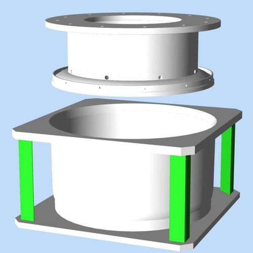 Moule alimentaire pour fromage - Laude – A Tetra Pak company - rond / vertical / mono-empreinte