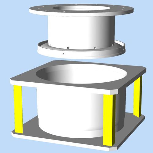Moule alimentaire pour fromage - Gouda - Laude – A Tetra Pak company - rond / mono-empreinte