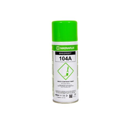 Peinture à séchage rapide - 104A - Magnaflux - de contraste / en aérosol / pour l'inspection des particules magnétiques