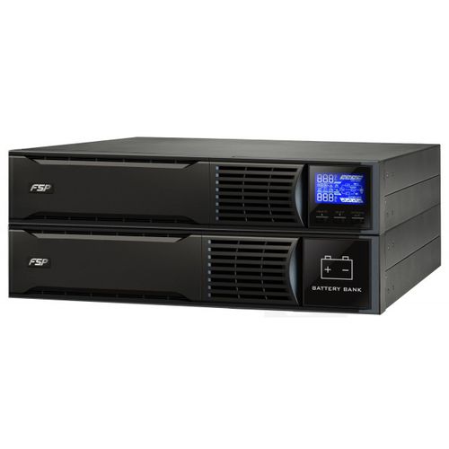 UPS à double conversion - Champ RM 1k/2k/3k - FSP Technology Inc. - monophasé / avec afficheur LCD / Mode Eco