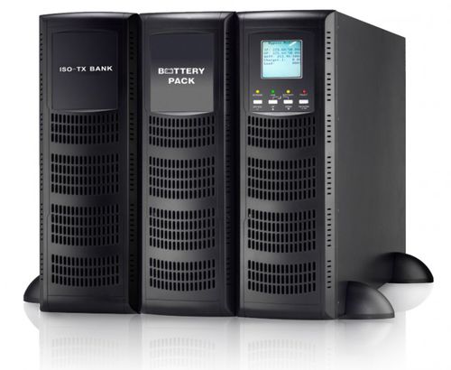 UPS à double conversion - Custos 9X+ 6k/10k - FSP Technology Inc. - monophasé / avec afficheur LCD / Mode Eco