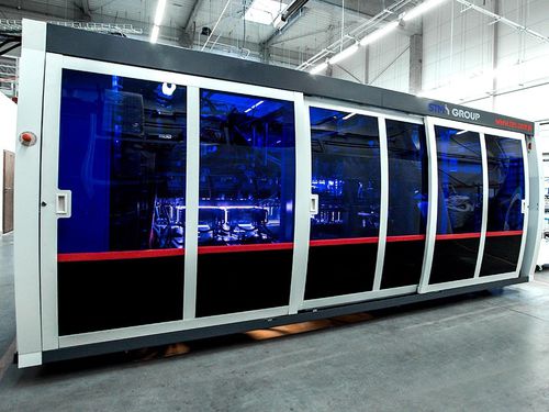 Étireuse-souffleuse - BLUE LINE - TES STM GROUP - pour PET / pour bouteilles PET / automatique