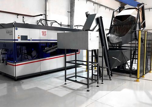 Basculeur hydraulique - TES STM GROUP - de caisses / élévateur
