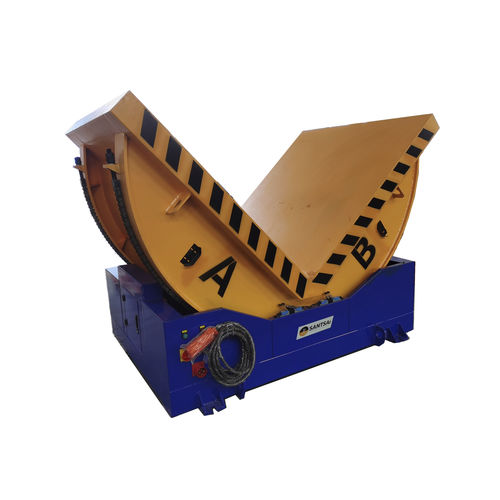 Retourneur basculeur de fûts - FZ/FMG-20 - SANTSAI MACHINERY - de charge / de positionnement / de moules