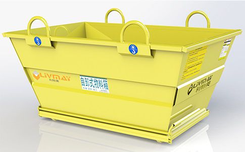 Benne auto-basculante en acier - LC-W048 - Shenzhen Liwumei Industrial Equipment Co.,Ltd. - avec roues / élévatrice