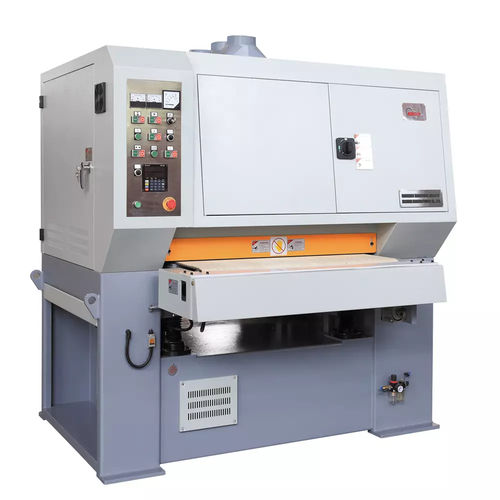 Ébavureuse à brosse - SG1030-JS+D - HANGZHOU XIANGSHENG ABRASIVE MACHINE MANUFACTURING CO.,LTD - à bande abrasive / ponceuse / de rayonnage des angles