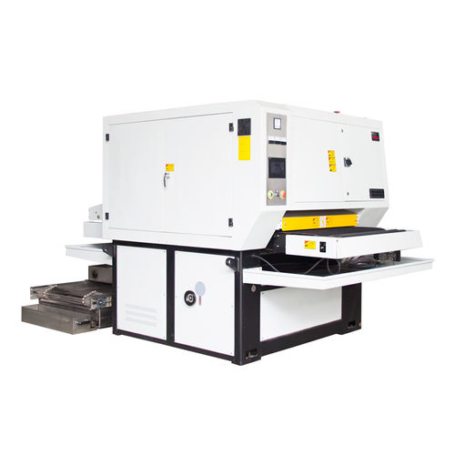 Ébavureuse à brosse - SG1030-WJS+DB - HANGZHOU XIANGSHENG ABRASIVE MACHINE MANUFACTURING CO.,LTD - à bande abrasive / ponceuse / de rayonnage des angles