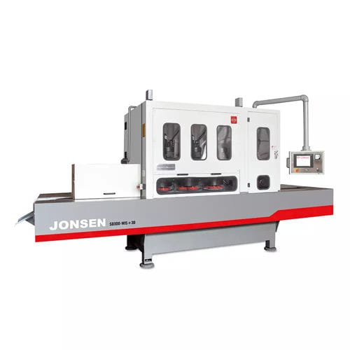 Ébavureuse à brosse - SD300-WJS+3D - HANGZHOU XIANGSHENG ABRASIVE MACHINE MANUFACTURING CO.,LTD - à bande abrasive / de rayonnage des angles / de pièces métalliques