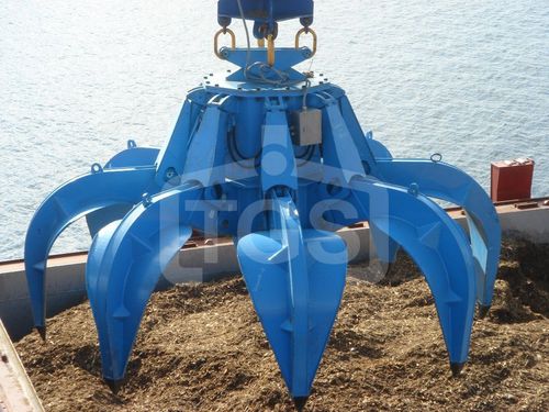 Grappin orange peel - Tgs - the grab specialist BV - électrohydraulique / à ferraille / à bois