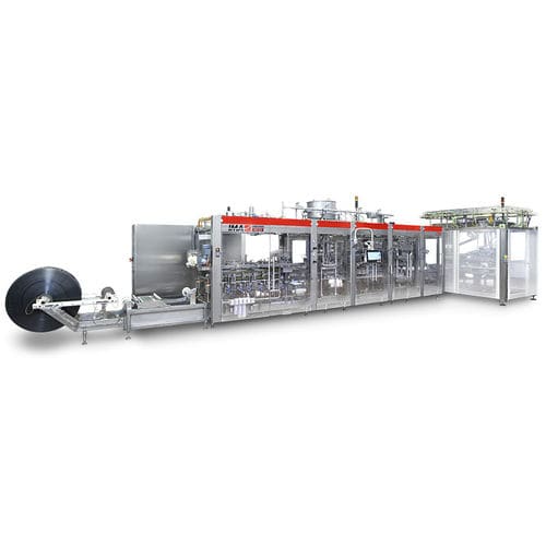 Thermoformeuse, remplisseuse, scelleuse PP - C300  - Benhill GmbH - pour emballage de produits laitiers / pour la production de gobelets / pour emballage de produits alimentaires