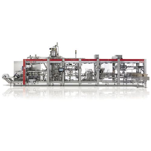 Thermoformeuse, remplisseuse, scelleuse en PS - P300 - Benhill GmbH - pour emballage de produits alimentaires / pour emballage de produits laitiers / pour la production de gobelets