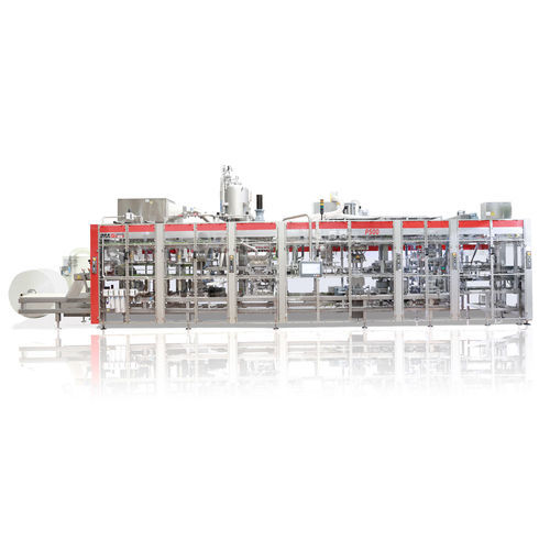 Thermoformeuse, remplisseuse, scelleuse en PS - P500 - Benhill GmbH - pour emballage de produits alimentaires / pour emballage de produits laitiers / pour la production de gobelets