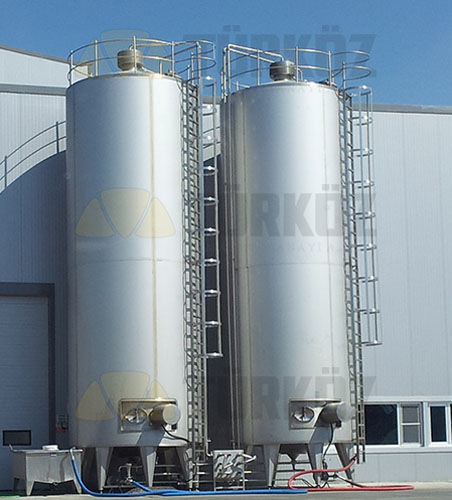 Cuve de stockage - Turkoz Makina Sanayi ve tic. a.s. - de refroidissement / pour le lait / en inox