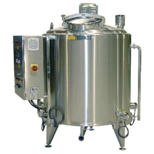 Cuve pour process de pasteurisation - Turkoz Makina Sanayi ve tic. a.s. - pour le lait / en inox / verticale