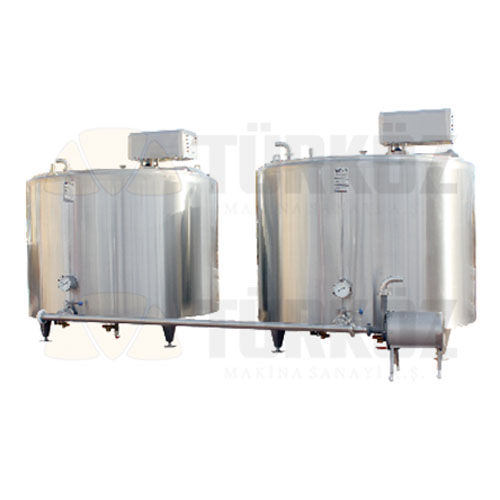 Cuve pour process de pasteurisation - Turkoz Makina Sanayi ve tic. a.s. - pour produits laitiers liquides / en inox / chauffé à la vapeur