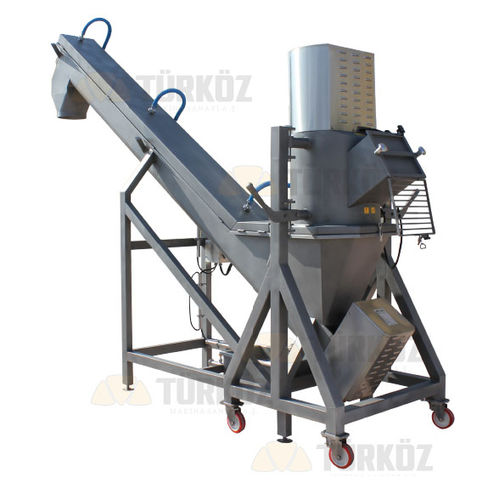 Coupeuse de fromage avec convoyeur - Turkoz Makina Sanayi ve tic. a.s. - en grains