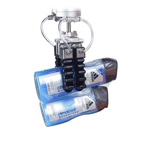 Pince de préhension pneumatique - Suzhou Rochu Robotics Co.,Ltd - souple / à 4 mâchoires / pour bouteilles