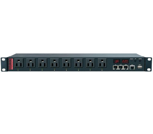 Unité de distribution d'alimentation rackable - NPM-R series - Maruson Technology - rack 19" / commutée via Internet