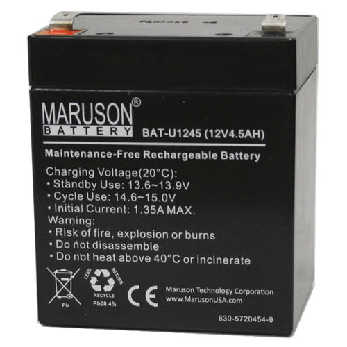Batterie VRLA - BAT-U12 series - Maruson Technology - 12 V / automatique