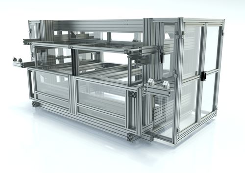 Profilé en aluminium - Telai - Dierre Group - rectangulaire / de construction / de cadre