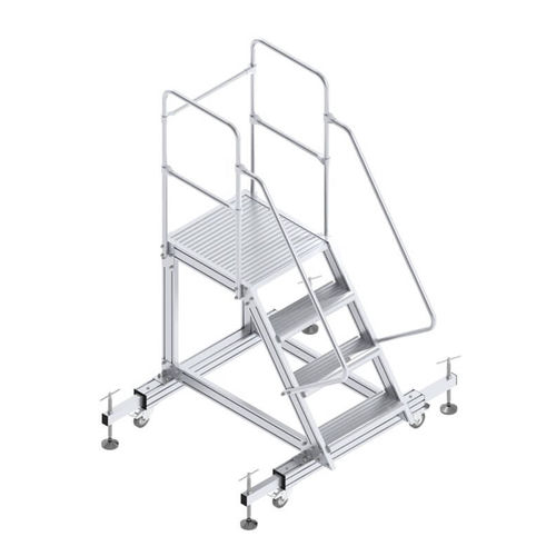 Échelle en aluminium - SARAYLI LTD. STI. - simple / mobile / à plate-forme