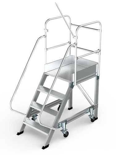 Échelle en aluminium - SARAYLI LTD. STI. - simple / mobile / à plate-forme