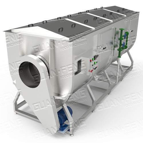 Machine à blanchir en spirale - GSP series - Zhejiang Guanfeng Food Machinery Co.,Ltd. - pour poisson / pour fruits et légumes / pour l'industrie agroalimentaire
