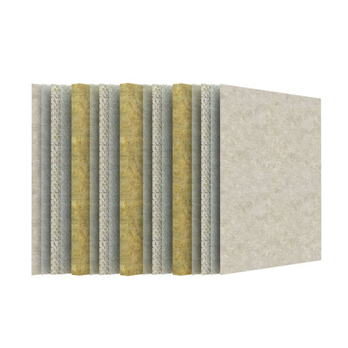 Panneau sandwich âme en basalte et céramique - FirePan 40/90 - CBG Composites GmbH - face en verre / anti-moisissure / antivibration