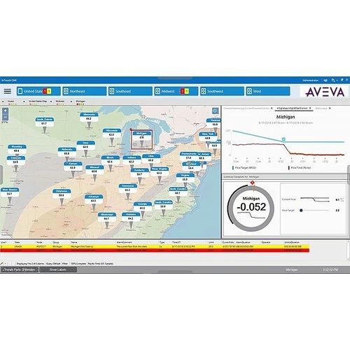 Logiciel de visualisation - Map OMI App - AVEVA Group plc - de cartographie / temps réel