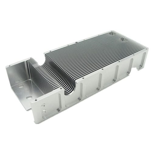 Dissipateur thermique en aluminium - AL 6061 - Awind heat sink - fraisé et taraudé par CNC