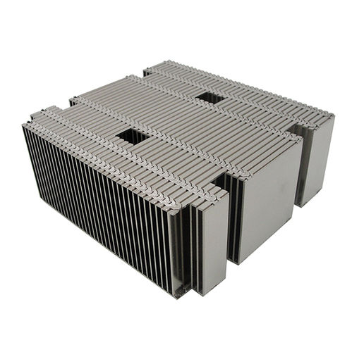Dissipateur thermique en aluminium - A1642 - Awind heat sink - à ailettes fines