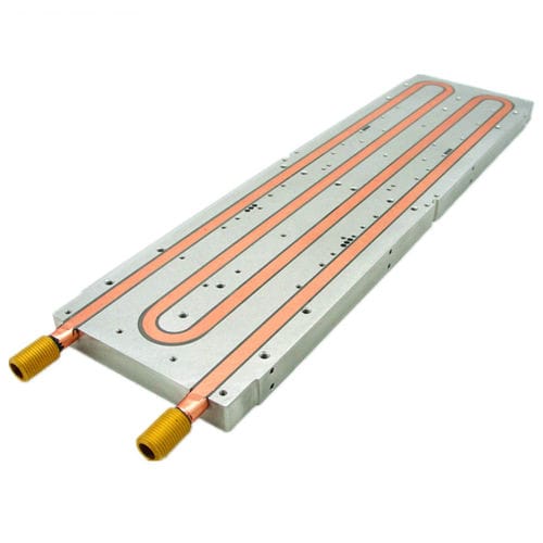 Dissipateur thermique en aluminium - A1645 - Awind heat sink - en cuivre / à refroidissement liquide / fraisé et taraudé par CNC