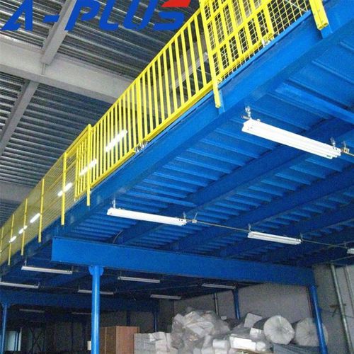 Mezzanine industrielle avec système de rangement - Nanjing A-Plus Metal Products Co.,Ltd - de palettes / pour bâtiment / de sol