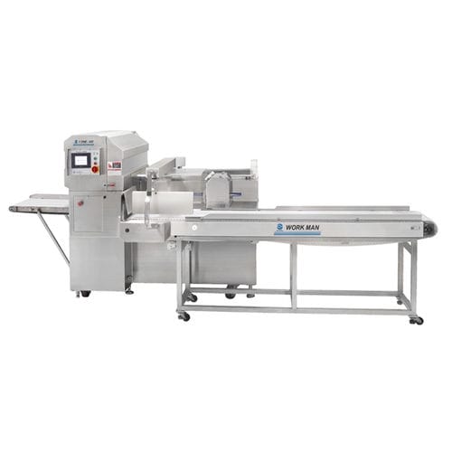 Trancheuse à viande - I ONE - 420A - IRE-KOREA - pour produits surgelés / automatique / guillotine