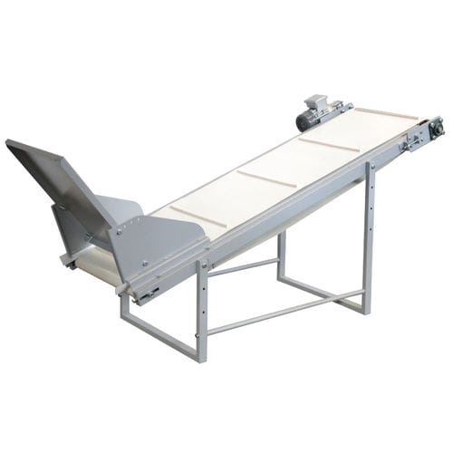 Convoyeur à bande - OT-1 - PACKING TECHNOLOGIES LLC - incliné / de déchargement / de grande largeur