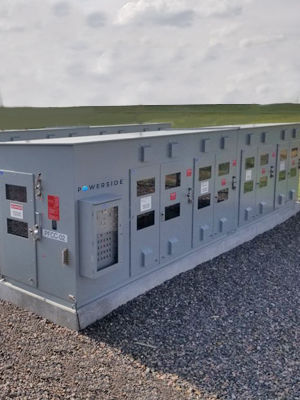 Batterie de condensateurs automatique - PowerMVar Series - Powerside - pour moyenne tension / fixe / préassemblée