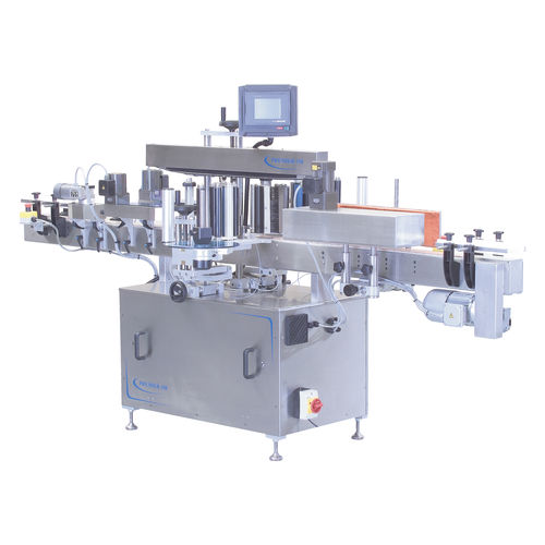 Étiqueteuse entièrement automatique - P150 - Premier Labellers - pour bouteilles / pour produits chimiques / pour applications sur le côté