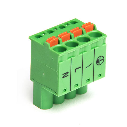 Bloc de jonction avec marquage - F73-H-3.5 - Dongguanshi Welink Electronic Technology Co.,Ltd - enfichable / sans vis / à ressort