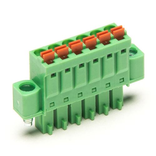 Bloc de jonction enfichable - F73-K-3.81 - Dongguanshi Welink Electronic Technology Co.,Ltd - à ressort / à levier