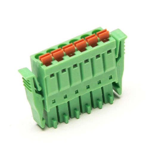 Bloc de jonction enfichable - F73-L-3.5 - Dongguanshi Welink Electronic Technology Co.,Ltd - à ressort / à levier / en matière plastique