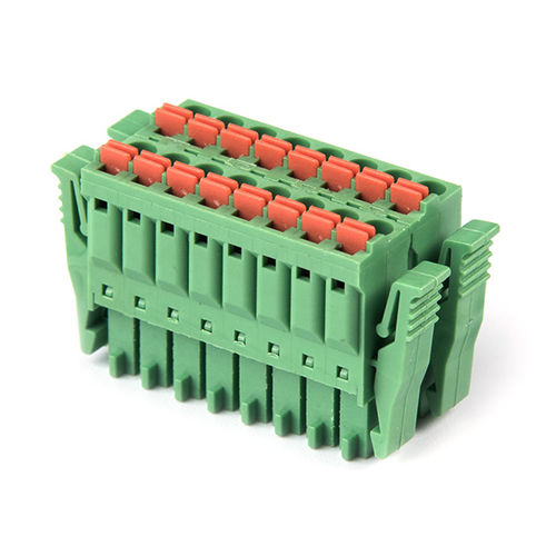 Bloc de jonction enfichable - F73-V-3.81 - Dongguanshi Welink Electronic Technology Co.,Ltd - sans vis / à ressort / à levier