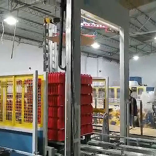 Palettiseur robotisé - PDB-144 - Dongguan JinJun Machinery Co., Ltd. - avec empileuse / pour bouteilles / de manutention