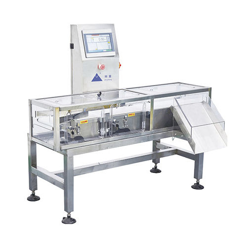 Trieuse pondérale complètement fermée - JLCW-500G-1 - Zhongshan Jingliang Weighing Instrument Co.,Ltd. - pour ligne de production / pour machine d'emballage / avec convoyeur à bande