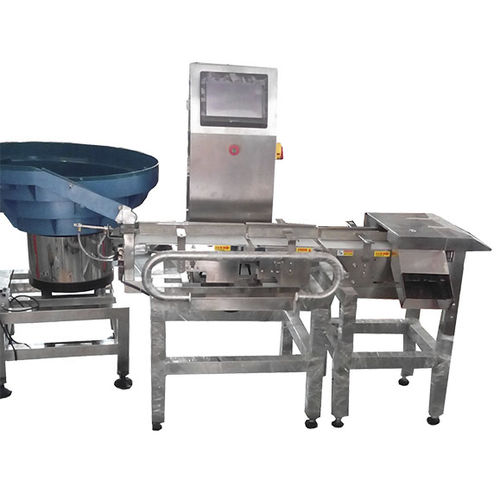 Trieuse pondérale avec plateau vibrant - JLCW-1200-7D - Zhongshan Jingliang Weighing Instrument Co.,Ltd. - pour fruits de mer / pour poisson / à viande