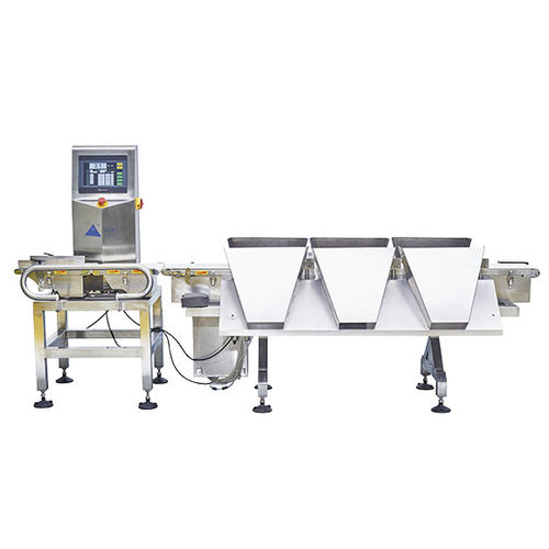 Calibreur de tri - JLCW-1200-7D - Zhongshan Jingliang Weighing Instrument Co.,Ltd. - pour viande / pour fruits de mer / à bande