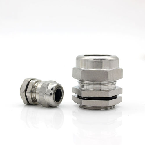 Presse-étoupe étanche - JX-M-SS series - YUEQING JIXIANG CONNECTOR CO., LTD - en acier inoxydable / résistant aux produits chimiques / fileté